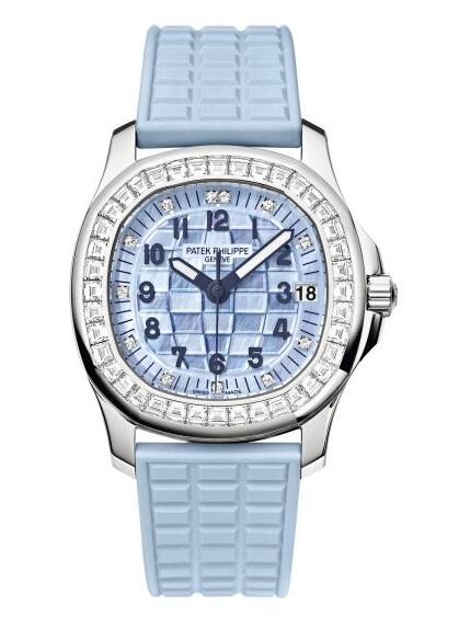 Cheap Patek Philippe Aquanaut 5072 Blue Watches for sale 5072G-001 White Gold